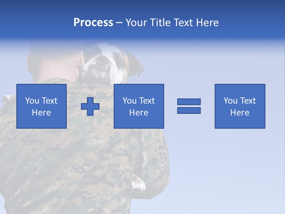 Army Hold Home PowerPoint Template