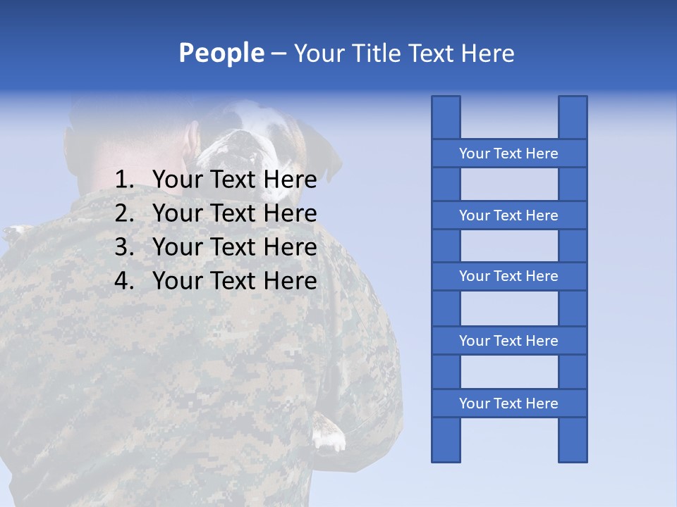 Army Hold Home PowerPoint Template