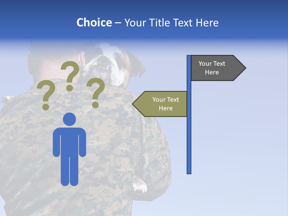 Army Hold Home PowerPoint Template