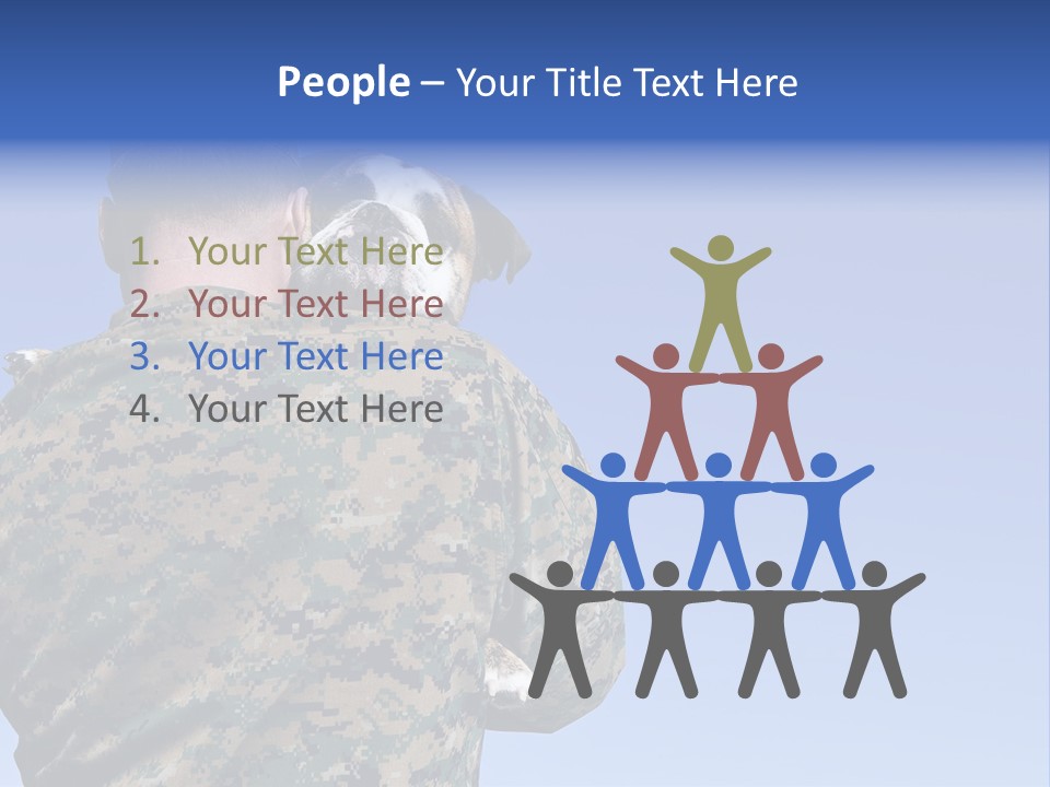 Army Hold Home PowerPoint Template