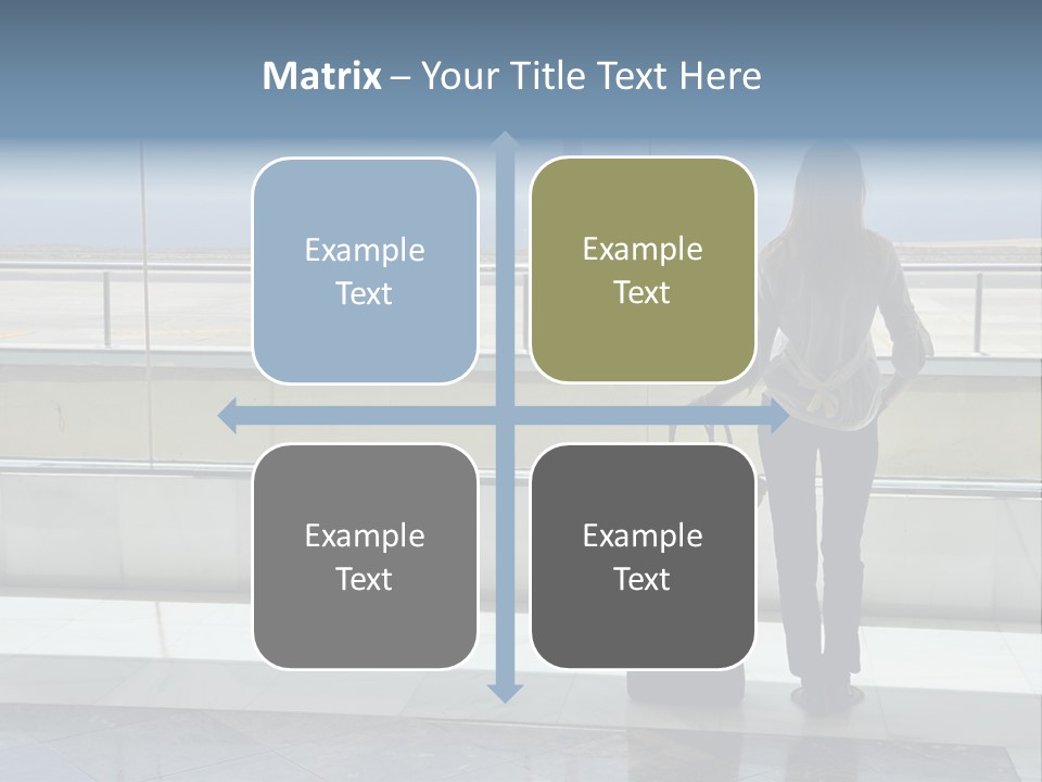 Bag Airplane Tour PowerPoint Template