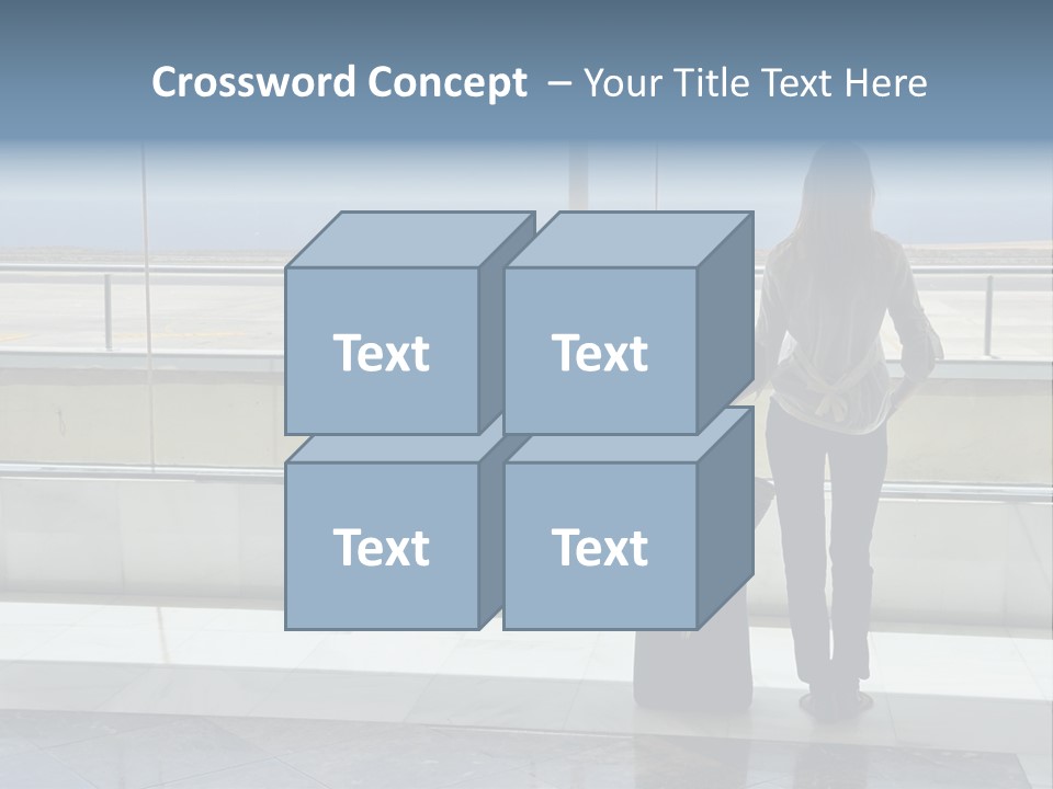 Bag Airplane Tour PowerPoint Template