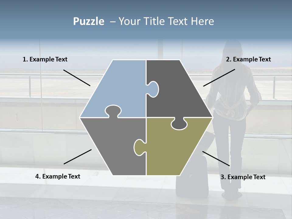 Bag Airplane Tour PowerPoint Template