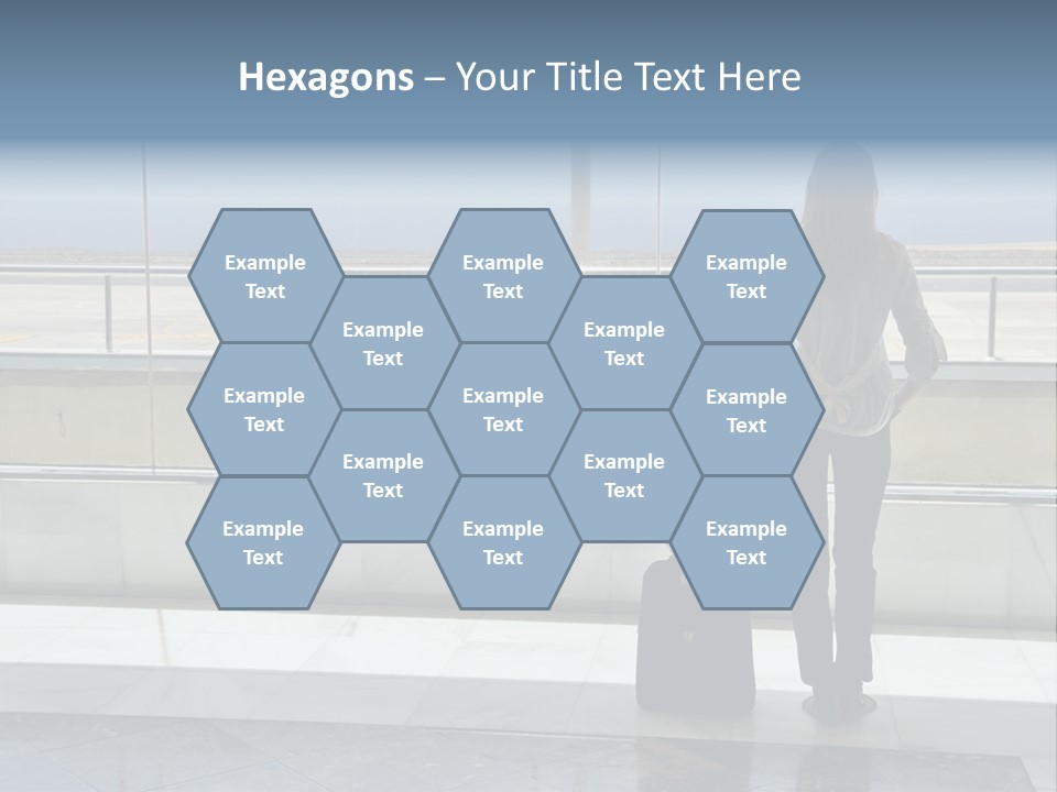 Bag Airplane Tour PowerPoint Template