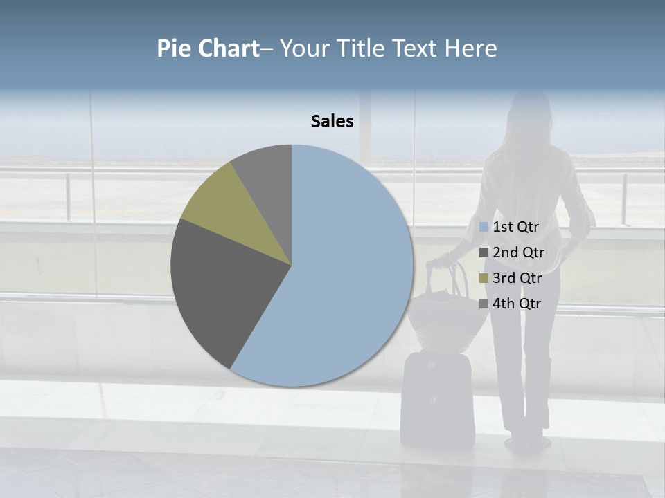 Bag Airplane Tour PowerPoint Template