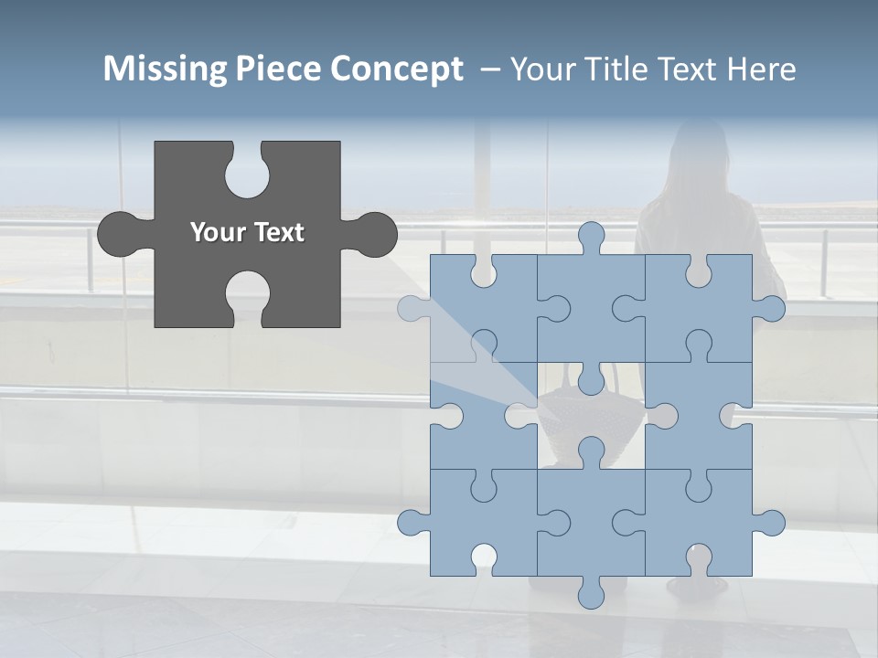 Bag Airplane Tour PowerPoint Template