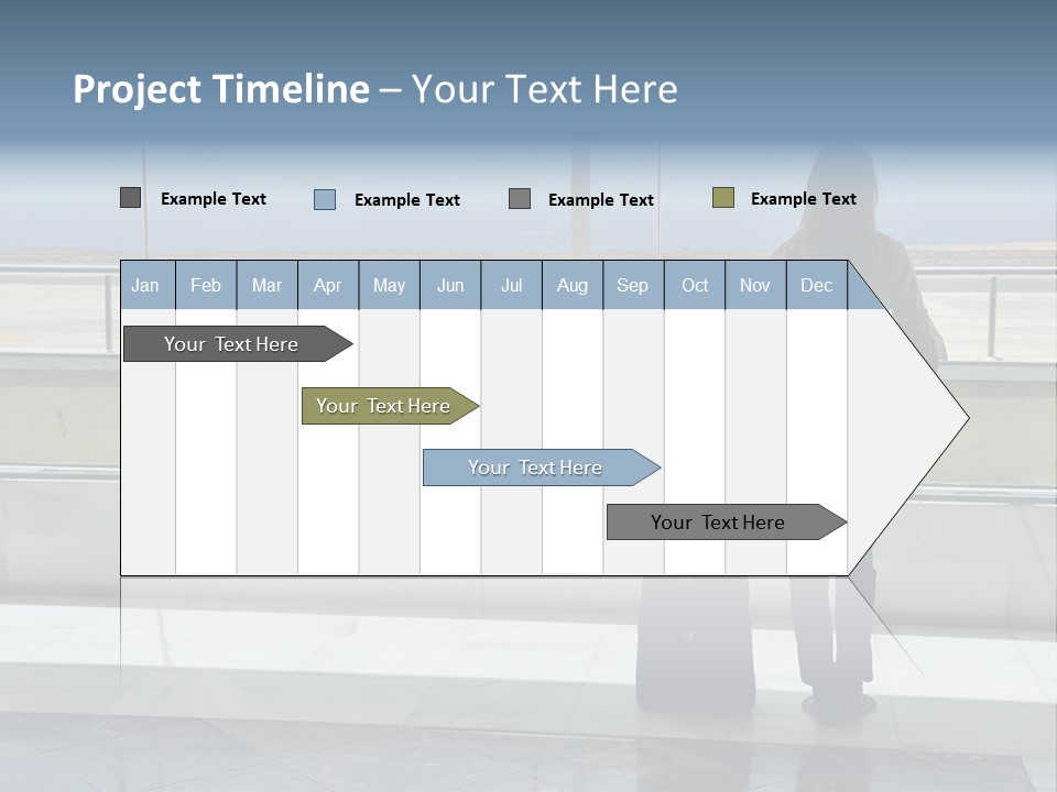 Bag Airplane Tour PowerPoint Template