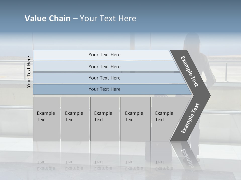 Bag Airplane Tour PowerPoint Template