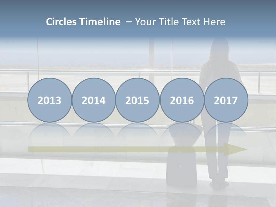 Bag Airplane Tour PowerPoint Template