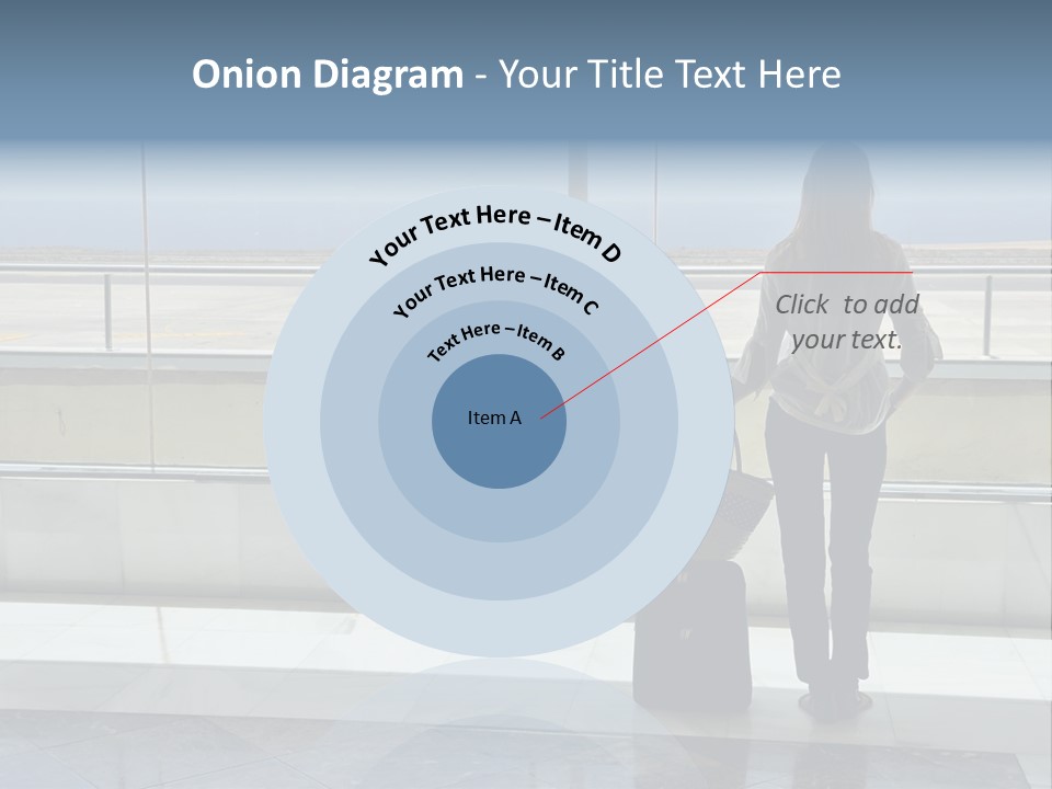 Bag Airplane Tour PowerPoint Template