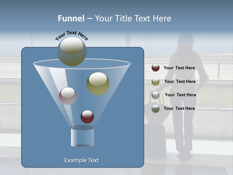 Bag Airplane Tour PowerPoint Template