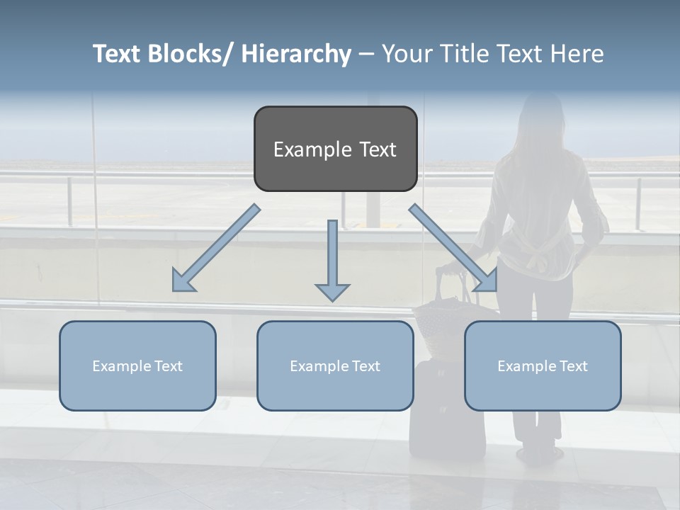 Bag Airplane Tour PowerPoint Template