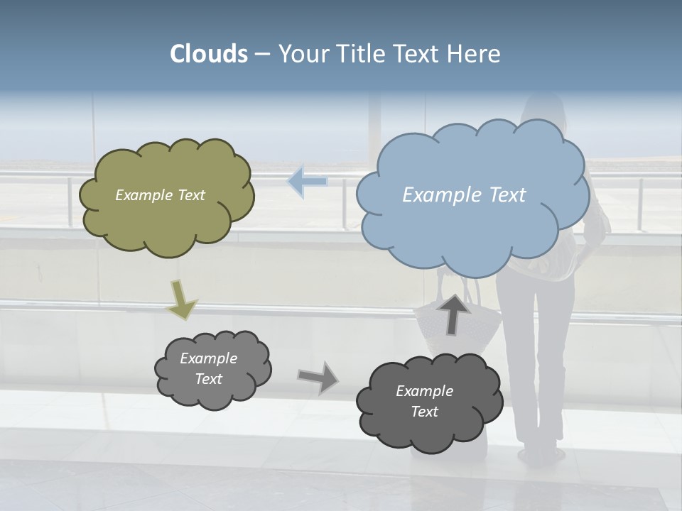Bag Airplane Tour PowerPoint Template