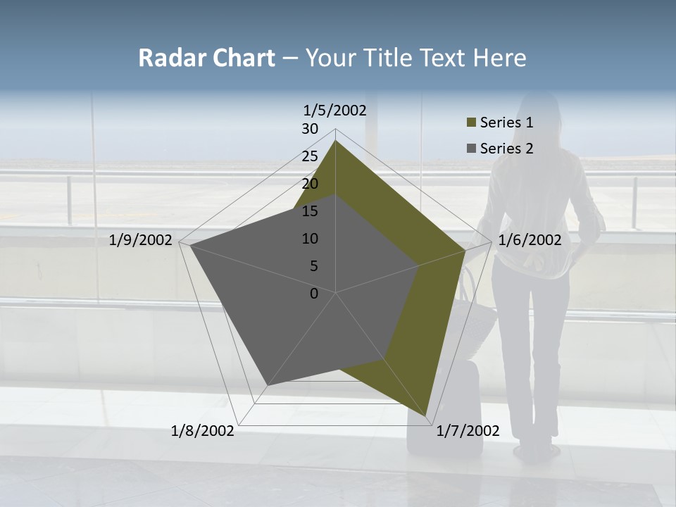 Bag Airplane Tour PowerPoint Template