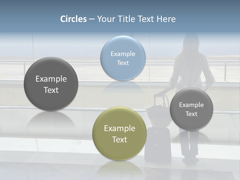 Bag Airplane Tour PowerPoint Template