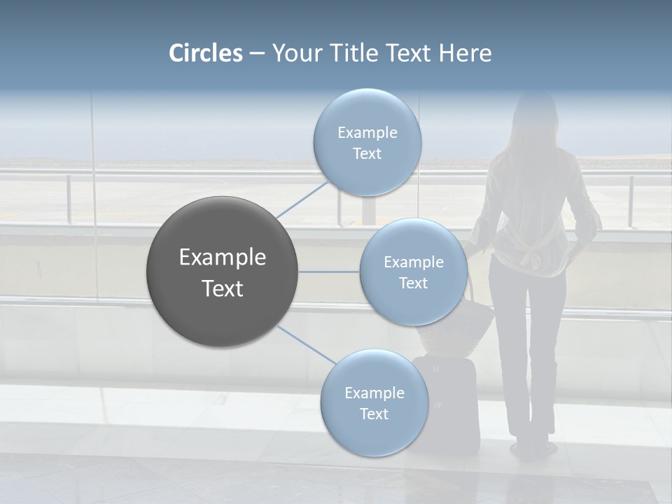 Bag Airplane Tour PowerPoint Template