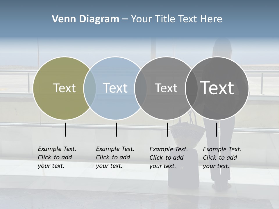 Bag Airplane Tour PowerPoint Template