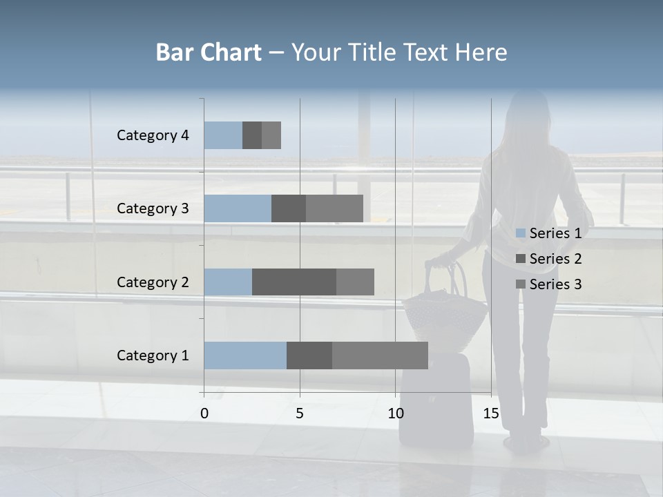Bag Airplane Tour PowerPoint Template