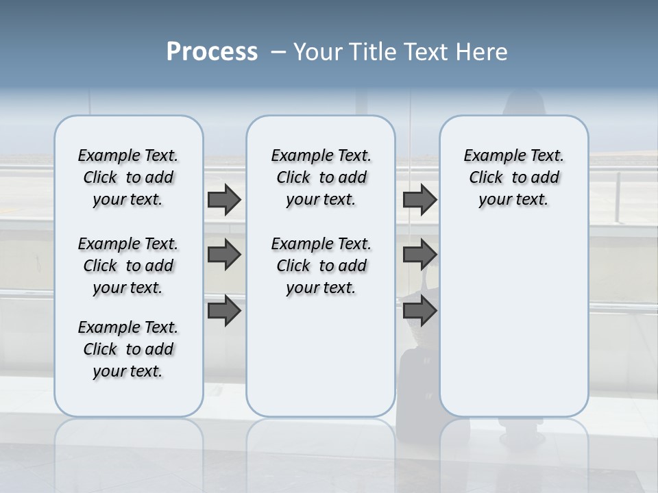 Bag Airplane Tour PowerPoint Template