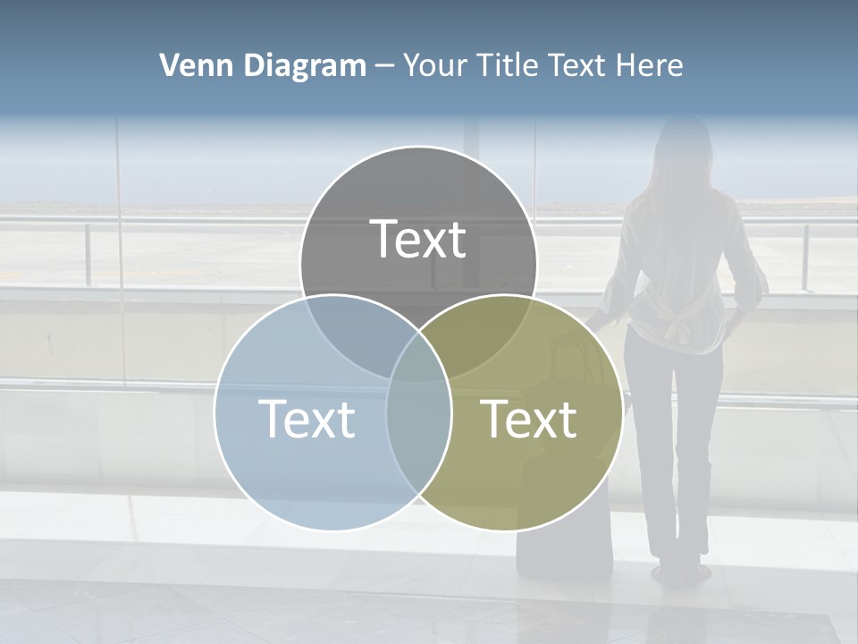 Bag Airplane Tour PowerPoint Template