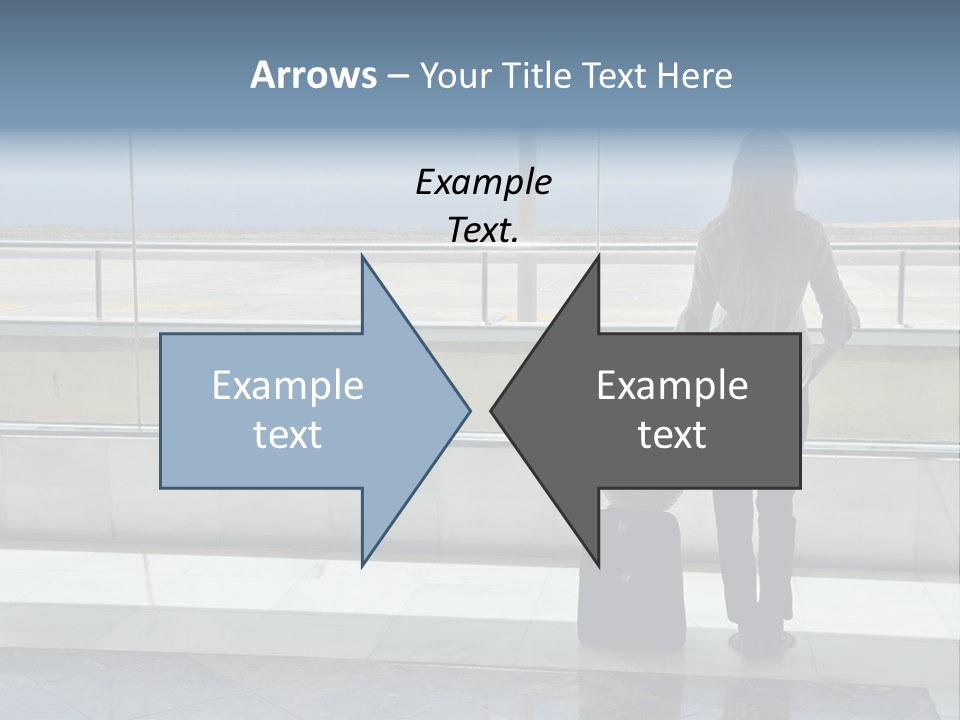 Bag Airplane Tour PowerPoint Template