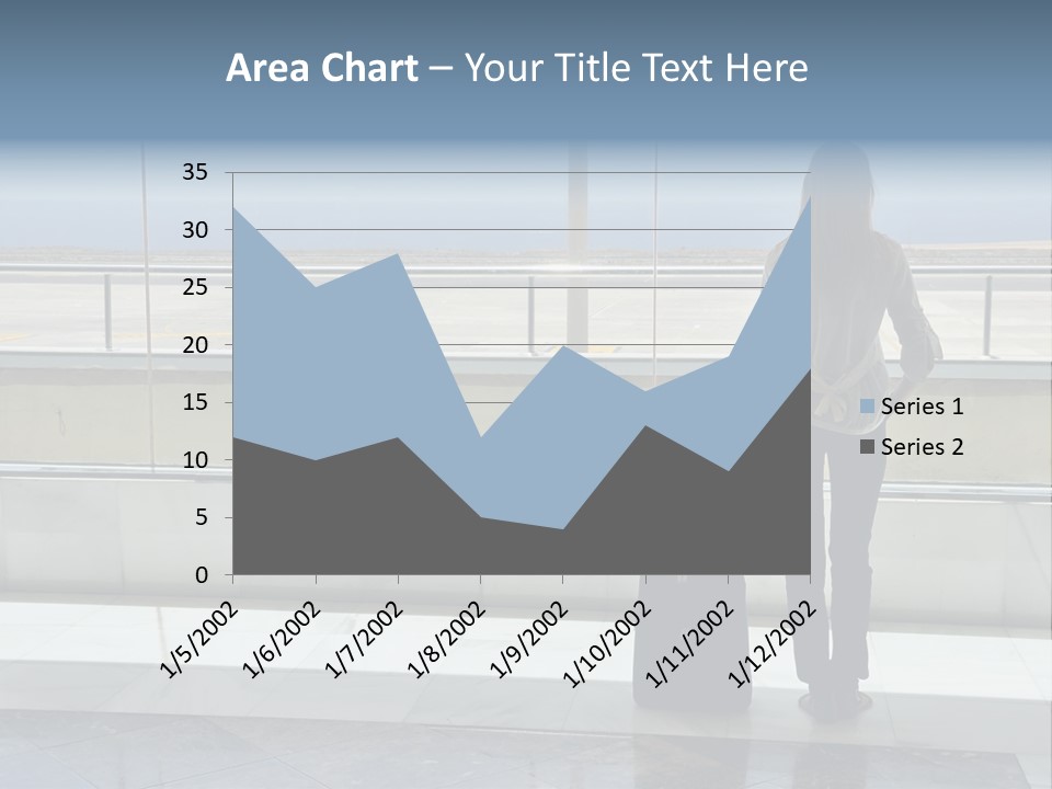 Bag Airplane Tour PowerPoint Template
