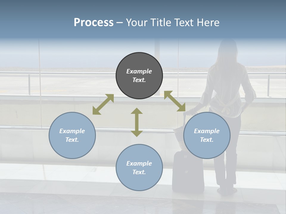 Bag Airplane Tour PowerPoint Template