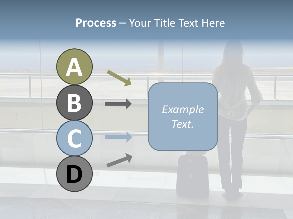 Bag Airplane Tour PowerPoint Template