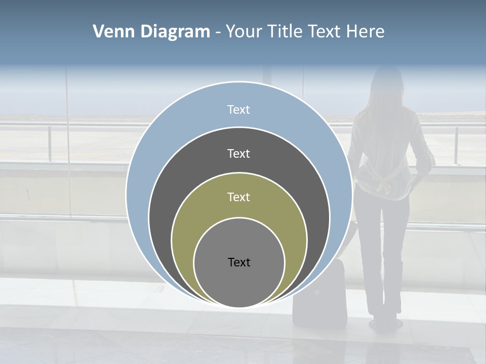 Bag Airplane Tour PowerPoint Template