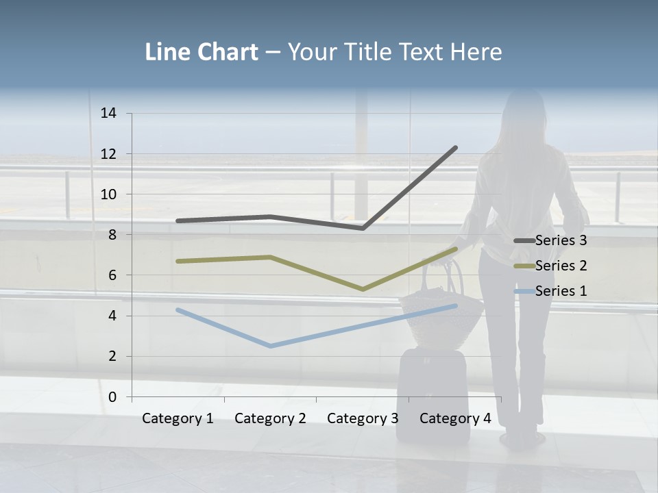 Bag Airplane Tour PowerPoint Template