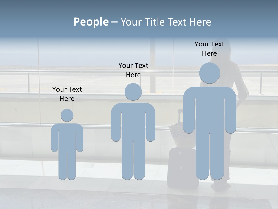 Bag Airplane Tour PowerPoint Template