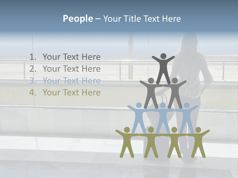 Bag Airplane Tour PowerPoint Template