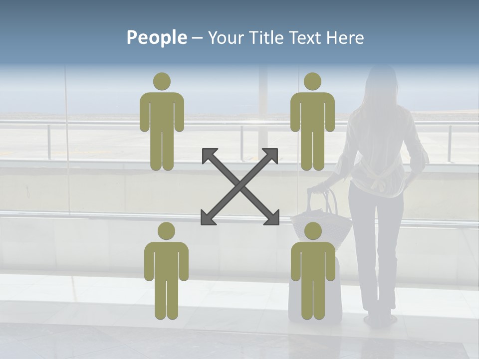 Bag Airplane Tour PowerPoint Template