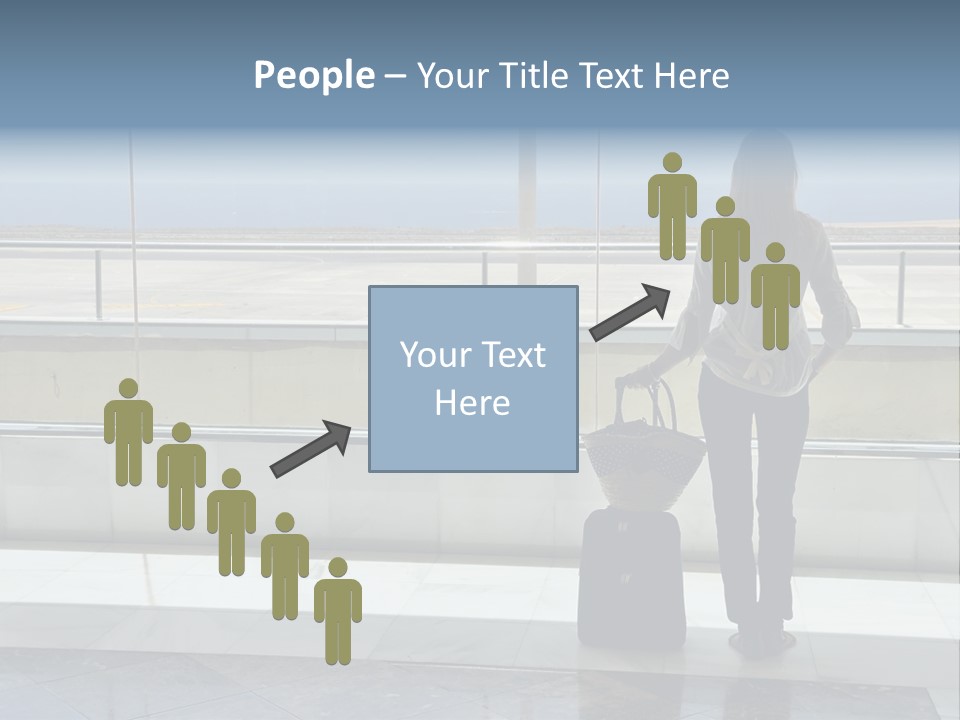 Bag Airplane Tour PowerPoint Template