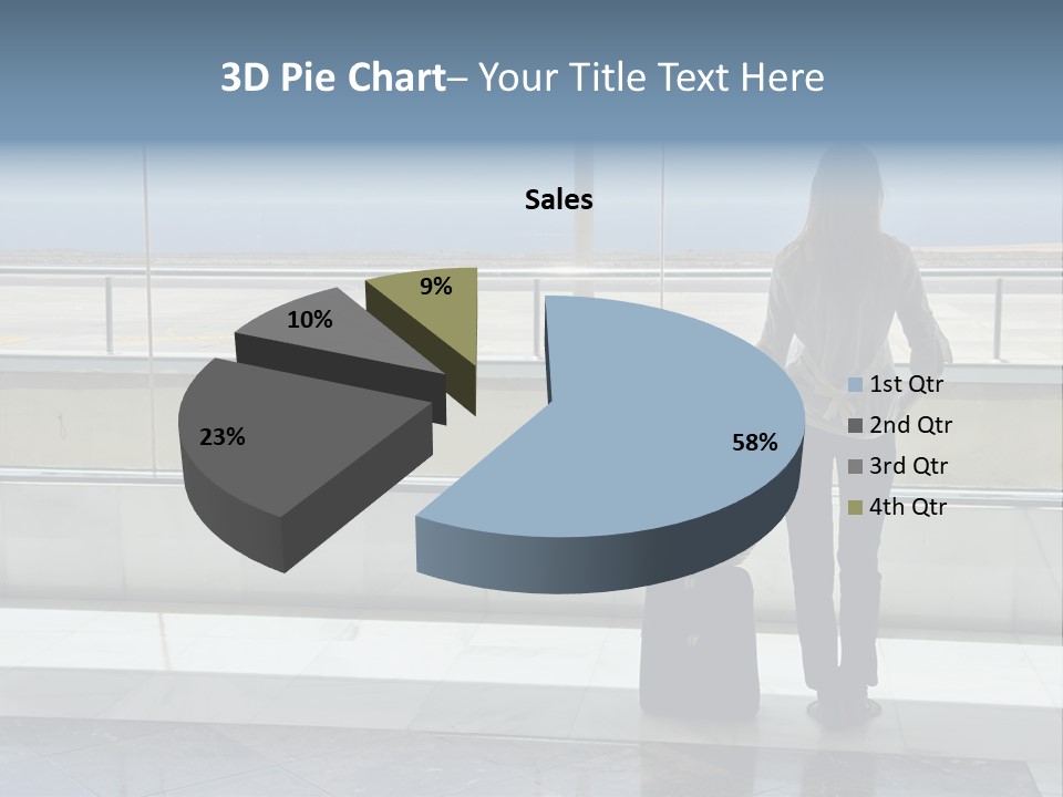 Bag Airplane Tour PowerPoint Template