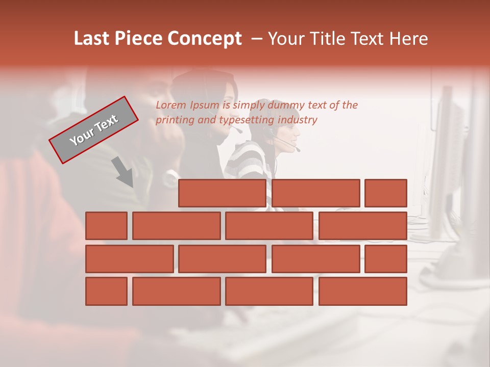 Arab College Headphones PowerPoint Template