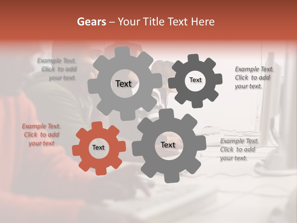 Arab College Headphones PowerPoint Template