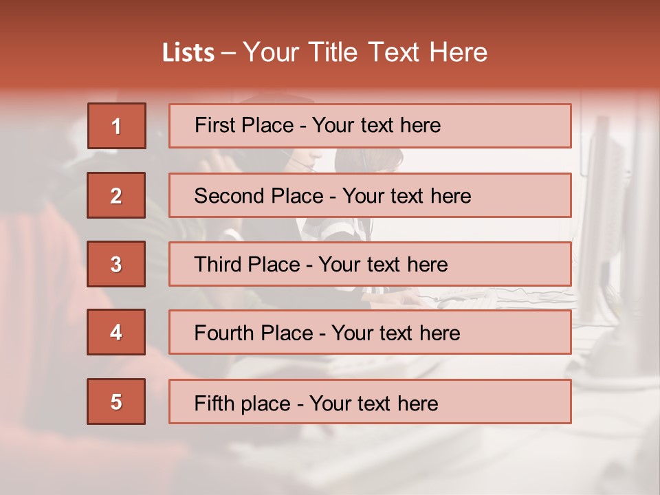 Arab College Headphones PowerPoint Template