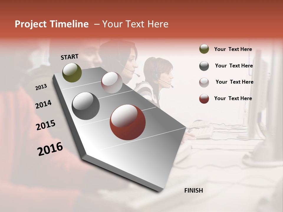 Arab College Headphones PowerPoint Template