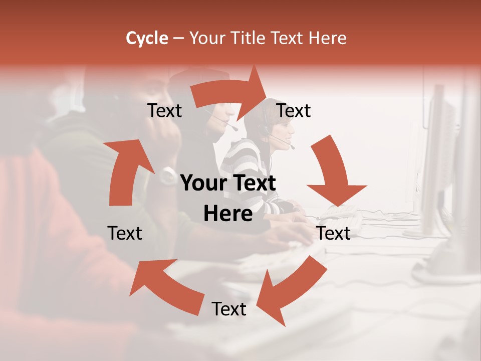 Arab College Headphones PowerPoint Template