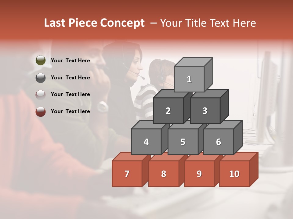 Arab College Headphones PowerPoint Template