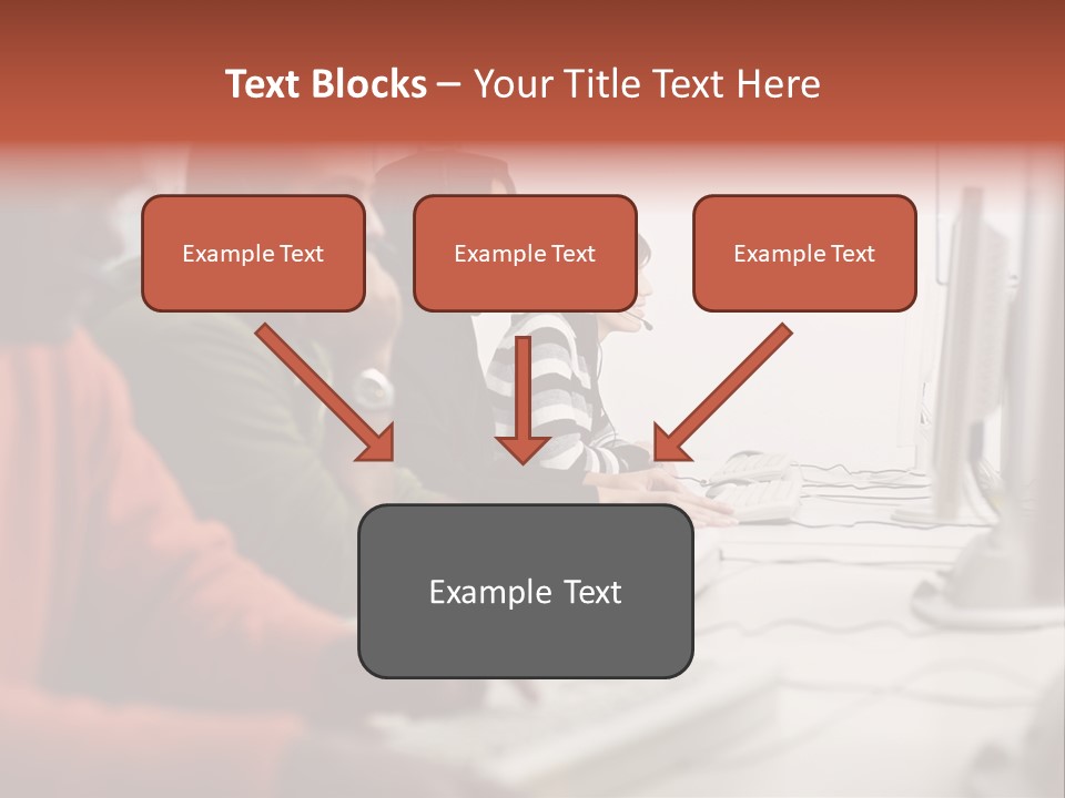 Arab College Headphones PowerPoint Template