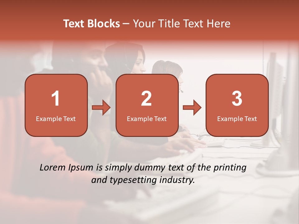 Arab College Headphones PowerPoint Template