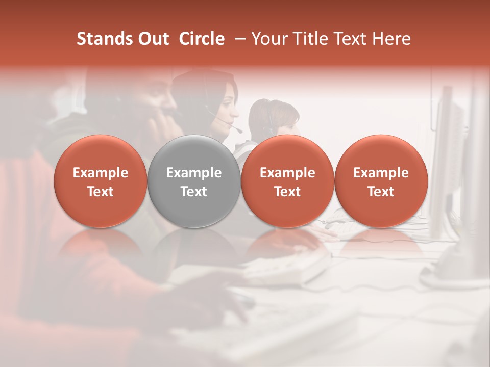 Arab College Headphones PowerPoint Template