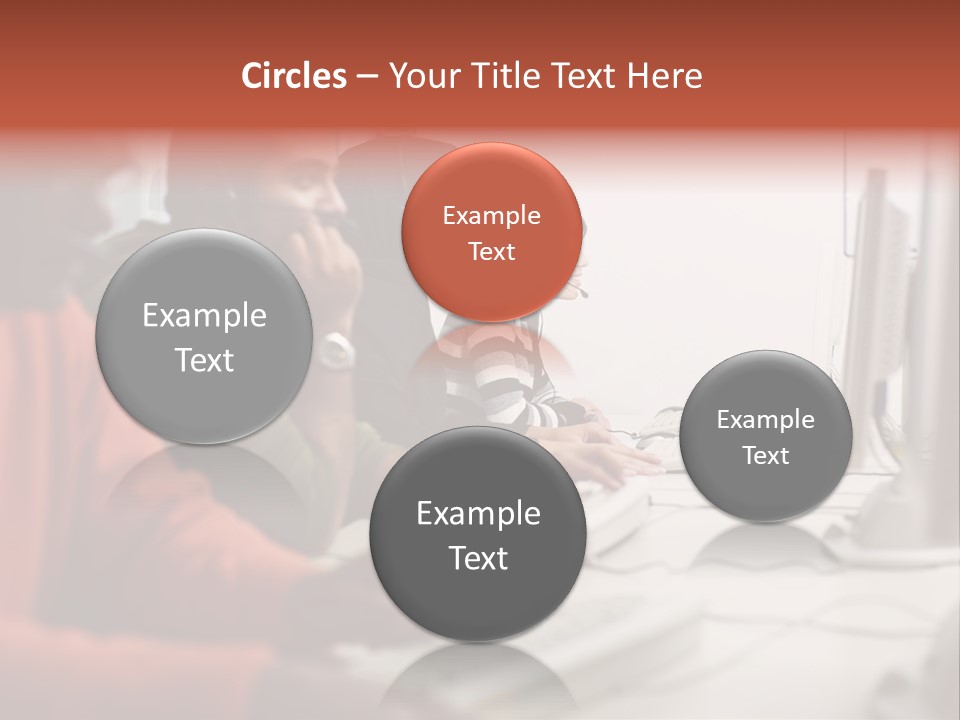 Arab College Headphones PowerPoint Template