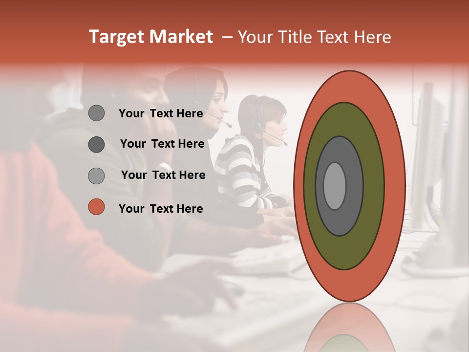 Arab College Headphones PowerPoint Template