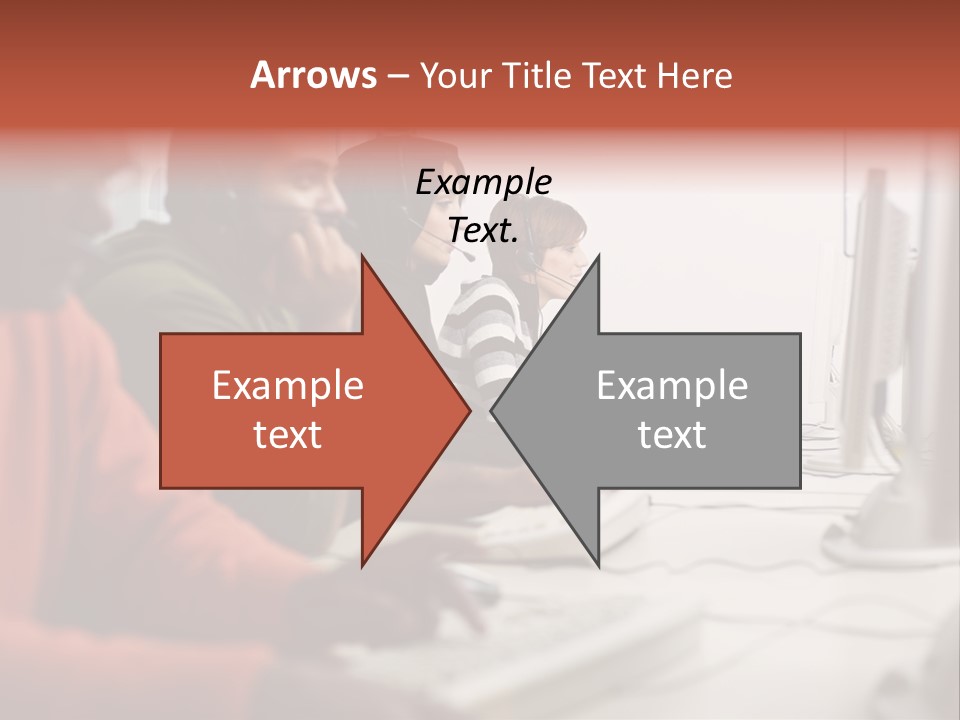 Arab College Headphones PowerPoint Template