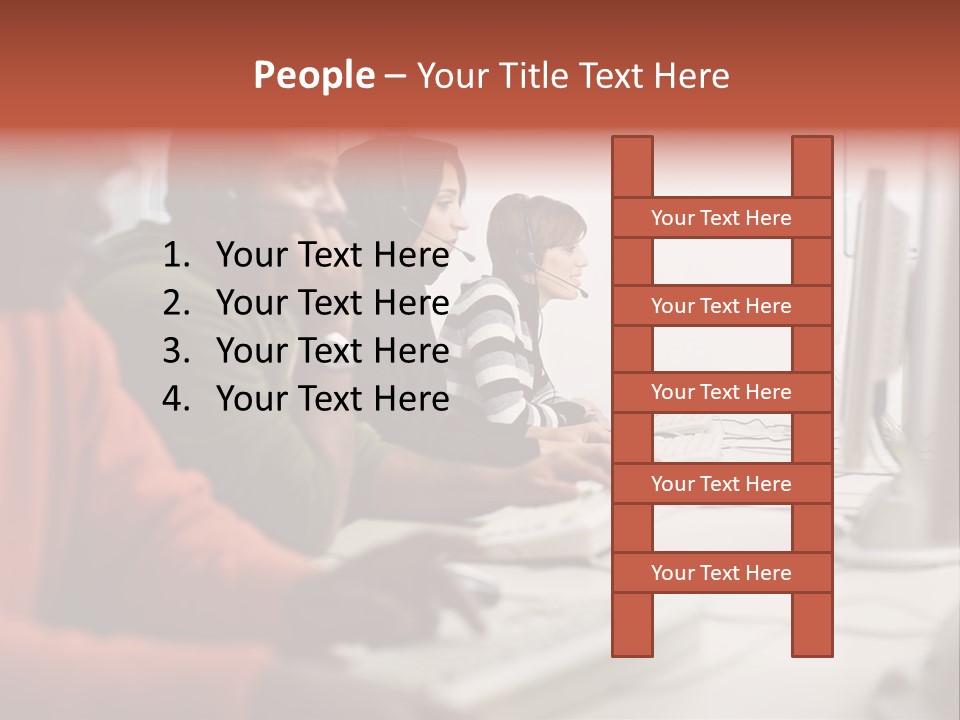 Arab College Headphones PowerPoint Template