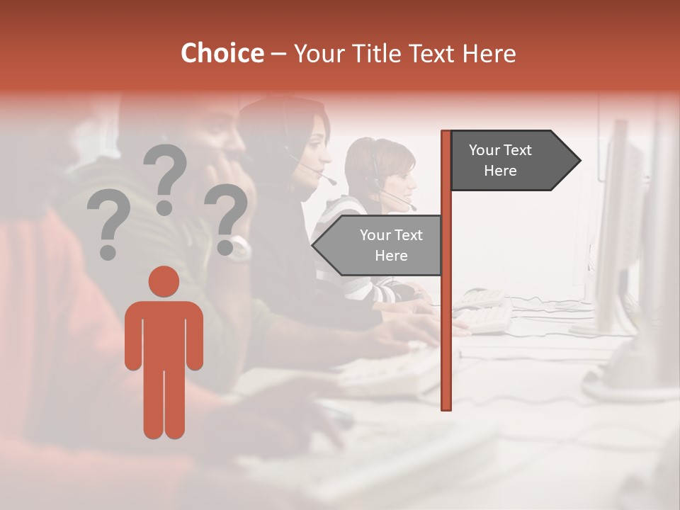 Arab College Headphones PowerPoint Template