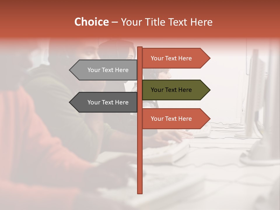 Arab College Headphones PowerPoint Template